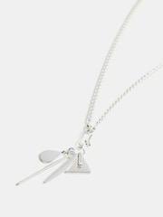 Mint Velvet Silver Tone Pendant Necklace - Image 3 of 3