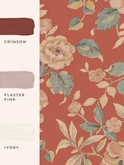 Laura Ashley Terracotta Alyworth Trail 10M Wallpaper - Image 4 of 4