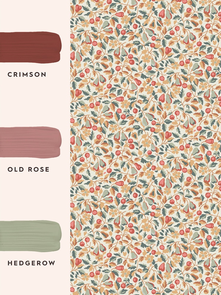 Laura Ashley Terracotta Devrons Grove 10M Wallpaper - Image 4 of 4