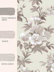 Laura Ashley Natural Rosamund 10M Wallpaper - Image 4 of 4