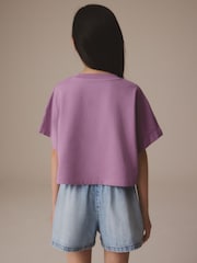 Paars - Rechthoekig T-shirt (3-16 jr) - Image 2 of 8