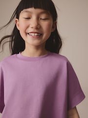 Paars - Rechthoekig T-shirt (3-16 jr) - Image 4 of 8