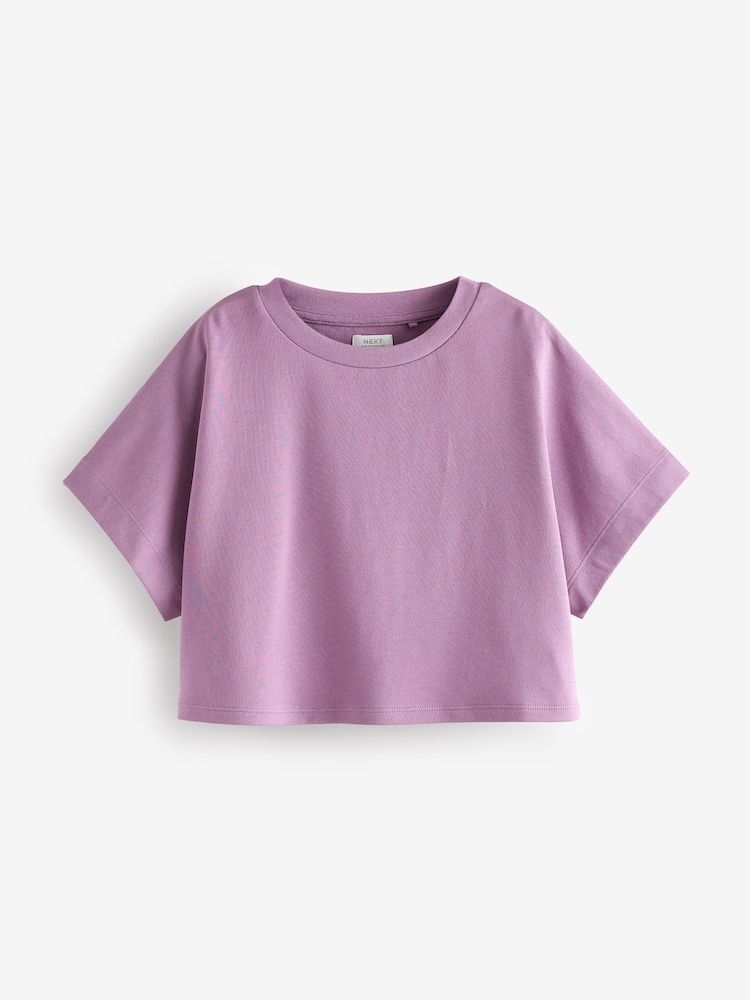 Paars - Rechthoekig T-shirt (3-16 jr) - Image 5 of 8