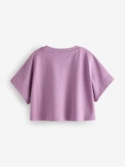 Paars - Rechthoekig T-shirt (3-16 jr) - Image 6 of 8