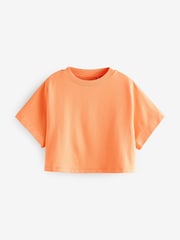 Orange Boxy T-Shirt (3-16yrs) - Image 5 of 8