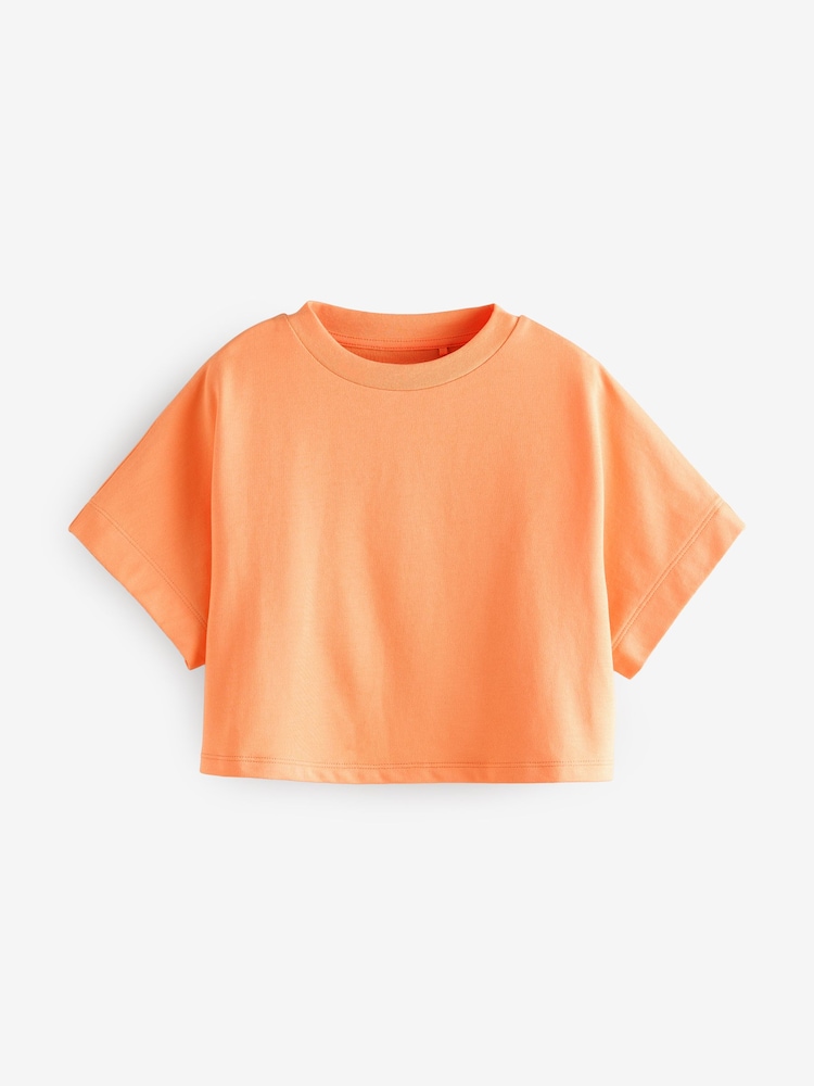 Orange Boxy T-Shirt (3-16yrs) - Image 5 of 8