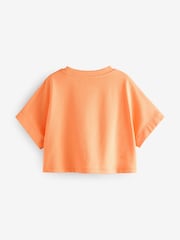 Orange Boxy T-Shirt (3-16yrs) - Image 6 of 8