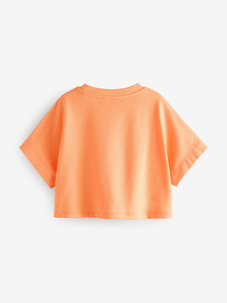 Orange Boxy T-Shirt (3-16yrs) - Image 6 of 8