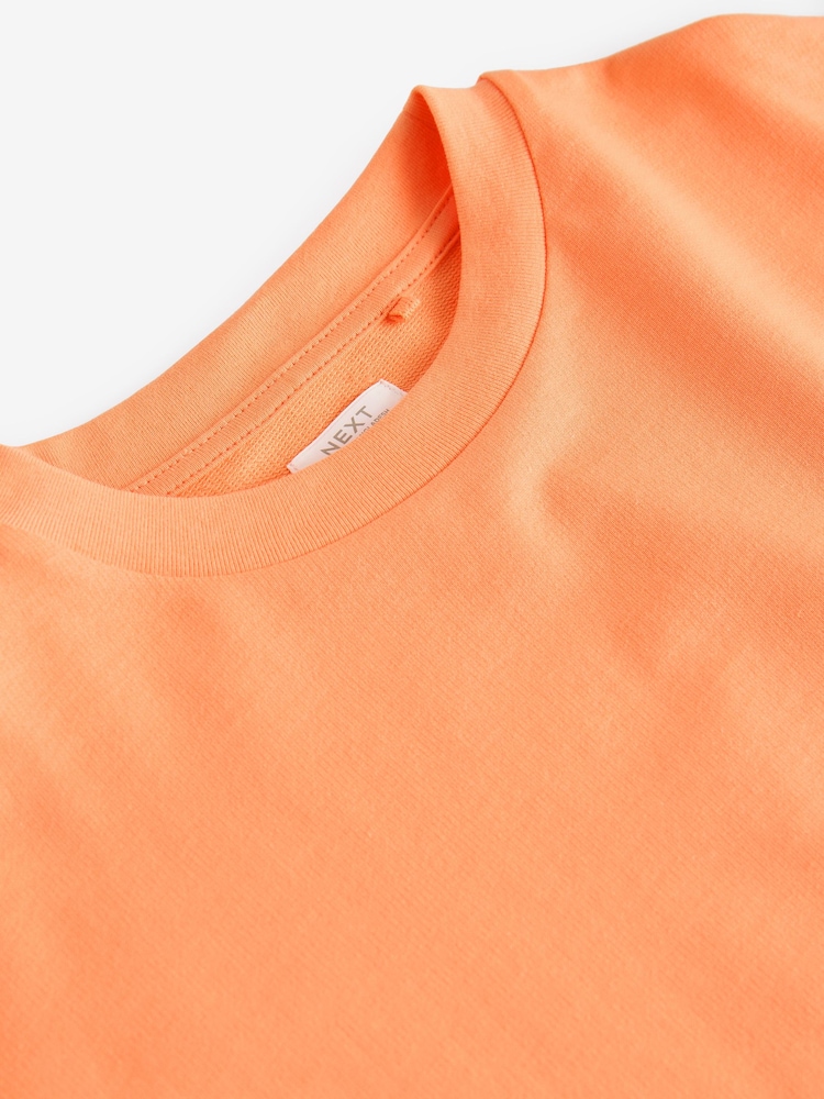 Orange Boxy T-Shirt (3-16yrs) - Image 8 of 8