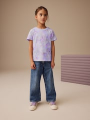 Lilac Purple Butterfly T-Shirt (3-16yrs) - Image 2 of 7