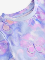 Lilac Purple Butterfly T-Shirt (3-16yrs) - Image 6 of 7