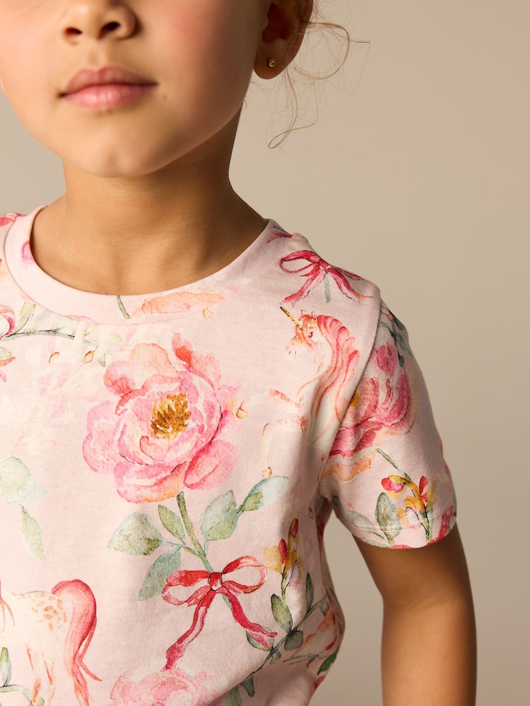 Pink Unicorn T-Shirt (3-16yrs) - Image 4 of 8