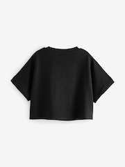 Noir - T-shirt boxy (3-16 ans) - Image 3 de 5