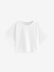 White Boxy T-Shirt (3-16yrs) - Image 4 of 7