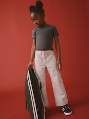 Charcoal Grey Ribbed T-Shirt (3-16yrs) - Image 3 of 8