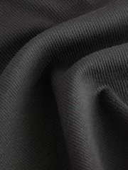 Charcoal Grey Ribbed T-Shirt (3-16yrs) - Image 8 of 8