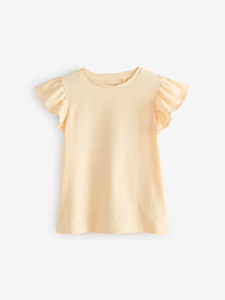Pink/Blue/White/Yellow T-Shirts 4 Pack (3-16yrs) - Image 2 of 11