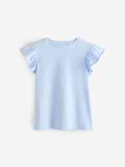 Pink/Blue/White/Yellow T-Shirts 4 Pack (3-16yrs) - Image 4 of 11