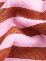 Pink/Orange Ribbed T-Shirt (3-16yrs) - Image 8 of 10