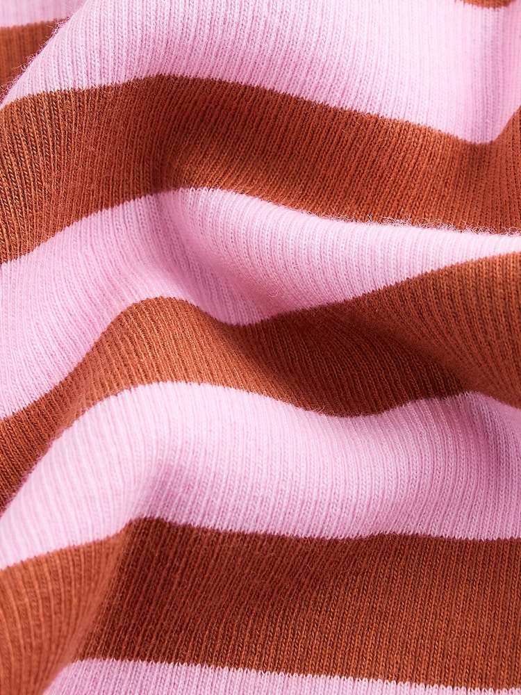 Pink/Orange Ribbed T-Shirt (3-16yrs) - Image 8 of 10