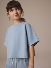 Blauw - Rechthoekig T-shirt (3-16 jr) - Image 1 of 6