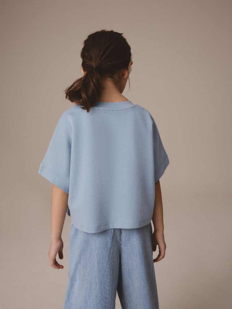 Blauw - Rechthoekig T-shirt (3-16 jr) - Image 3 of 6