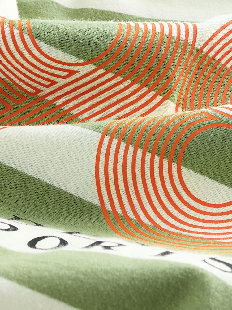 Orange/White/Green 100% Cotton Sports Slogan Oversized T-Shirts 4 Pack (3-16yrs) - Image 7 of 7