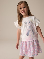 Violett/Petrol - Sequin Unicorn T-Shirts 4 Pack (3-16yrs) - Bild 3 von 12