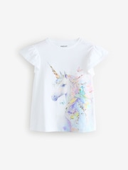Violett/Petrol - Sequin Unicorn T-Shirts 4 Pack (3-16yrs) - Bild 6 von 12