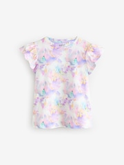 Violett/Petrol - Sequin Unicorn T-Shirts 4 Pack (3-16yrs) - Bild 9 von 12