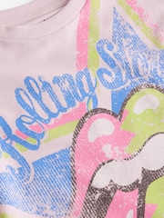 Pink - Oversized Rolling Stones Band License T-Shirt (3-16yrs) - Image 6 of 7
