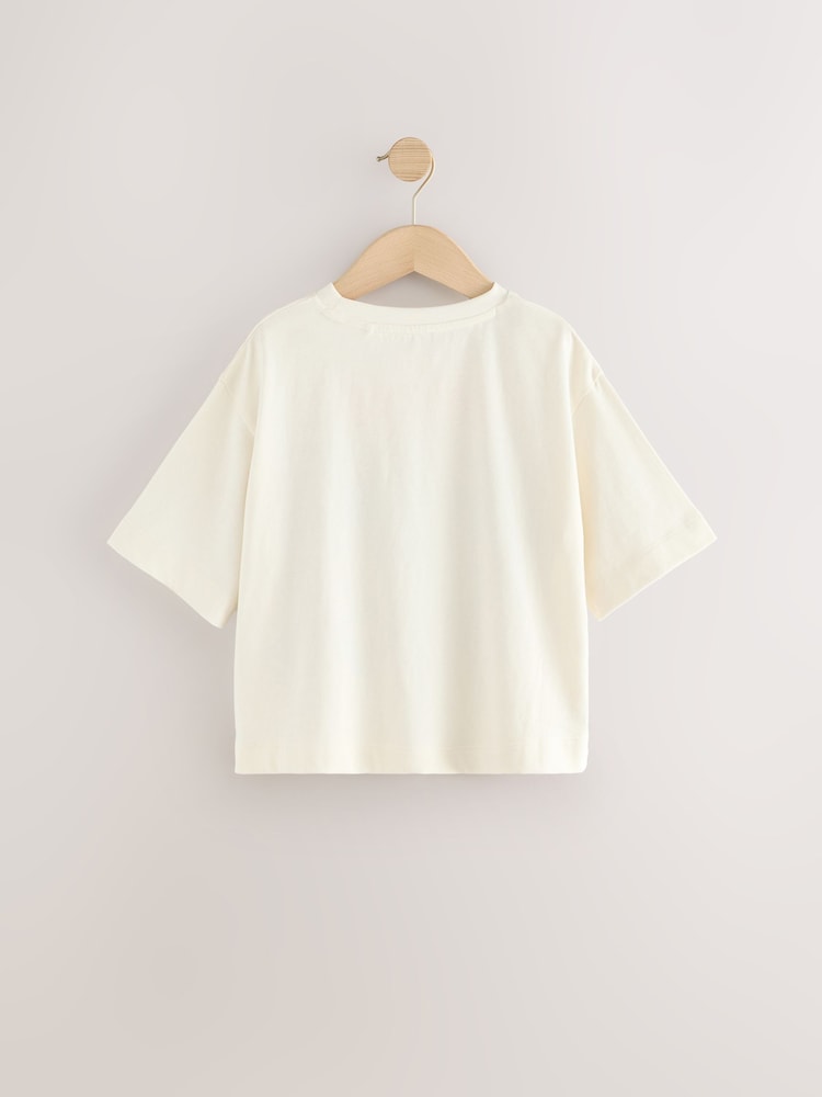 White Doraemon License Graphic 100% Cotton T-Shirt (3-16yrs) - Image 6 of 8