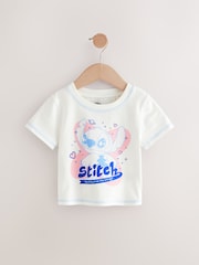 White Cosmic Lilo and Stitch T-Shirt (3-16yrs) - Image 4 of 7