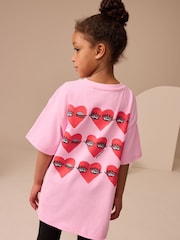 Pink Heart Kendra Dandy License T-Shirt (3-16yrs) - Image 1 of 7