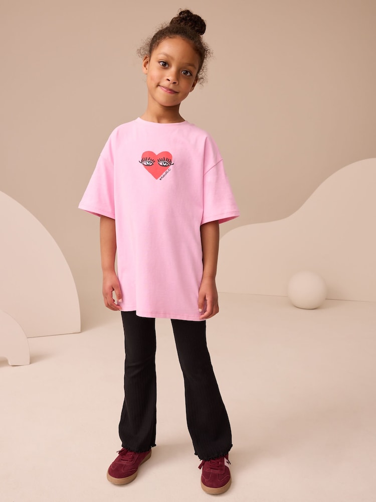 Pink Heart Kendra Dandy License T-Shirt (3-16yrs) - Image 2 of 7