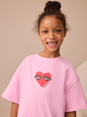 Pink Heart Kendra Dandy License T-Shirt (3-16yrs) - Image 3 of 7