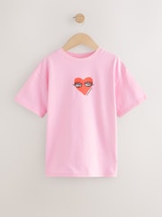 Pink Heart Kendra Dandy License T-Shirt (3-16yrs) - Image 4 of 7