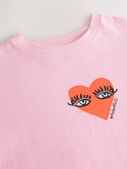 Pink Heart Kendra Dandy License T-Shirt (3-16yrs) - Image 7 of 7