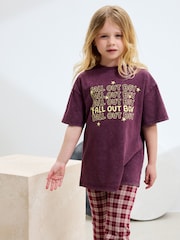 Purple License Fallout Boy Band T-Shirt (3-16yrs) - Image 1 of 7