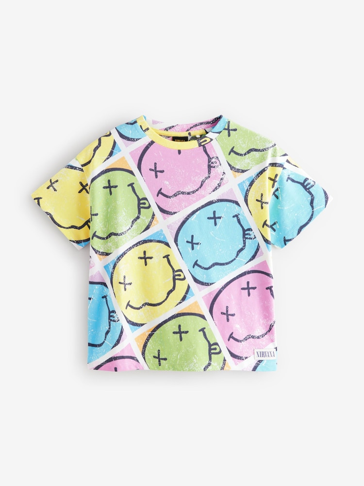 Multi - T-shirt Nirvana sous licence (3-16ans) - Image 4 of 7