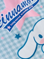 Blue Gingham Cinnamoroll Ruche Side 100% Cotton T-Shirt (3-16yrs) - Image 7 of 8