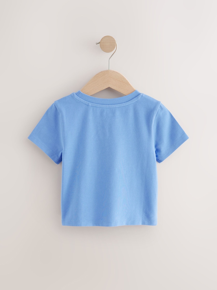 Blue Sequin Rolling Stones Band Boxy T-Shirt (3-16yrs) - Image 5 of 7