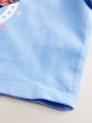 Blue Sequin Rolling Stones Band Boxy T-Shirt (3-16yrs) - Image 7 of 7