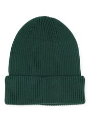 HUGO Green Logo Pull-On Beanie 100% Cotton Hat - Image 3 of 4