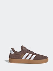 adidas Brown VL Court Trainers - Image 1 of 9