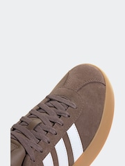 adidas Brown VL Court Trainers - Image 8 of 9