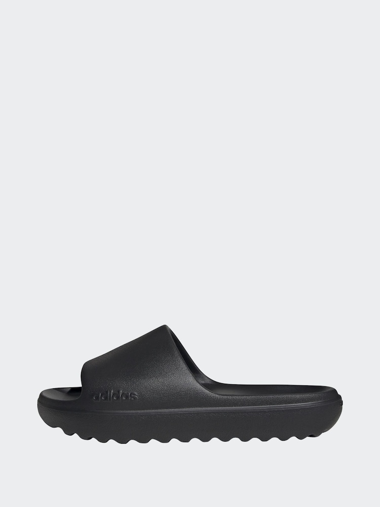 adidas Black Adilette Lumia Slides - Image 3 of 10