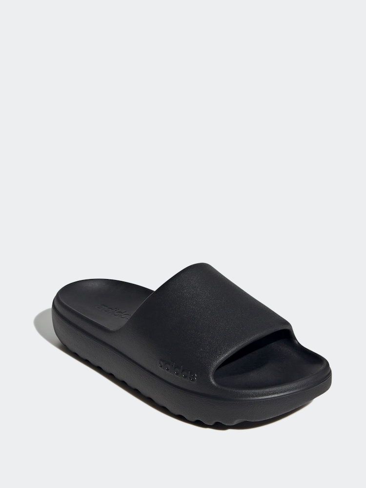 adidas Black Adilette Lumia Slides - Image 4 of 10