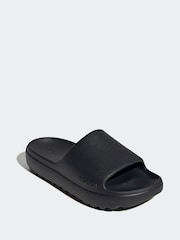 adidas Black Adilette Lumia Slides - Image 6 of 10