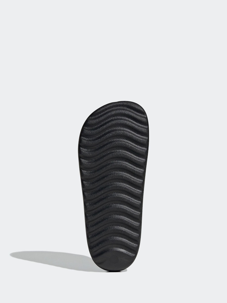 adidas Black Adilette Lumia Slides - Image 7 of 10